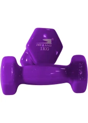 Sky Land Vinyl Dumbbell Classical Head 1 Kgx2 Purple