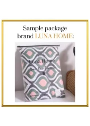 Premium King size 6 pieces Retro style with Grey blue color bedsheet postoral printed bedding set without filler.