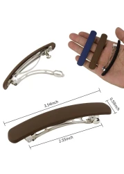 Hair Claw Clips for Women 3Pcs Matte Barrettes for Thin Fine Hair 354 Flat Pins French Clips for Short Medium Hair Hair Accessories Gifts