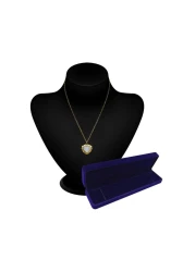 Aiwanto Necklace With Simple Heart Pendant Gold Neck Chain Necklace Best Gift Womens Girls Necklace