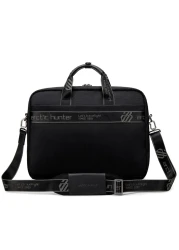 Arctic Hunter Shoulder Laptop Bag Anti-theft 15.6 Inch Laptop Compartmented Messager Bag with Adjustable Shoulder Strap for Men and Women GW0004 Black