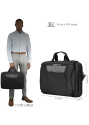 Everki Advance Laptop Briefcase Bag 184 Inch Business Briefcase for MenwomenComputer Bag for Laptops Laptop Travel Bag Heavy Duty Laptop Bag Laptop Carrying Bag EKB407NCH18 Charcoal