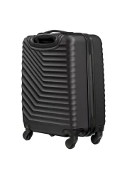 Wenger Trayn 4 Wheel Luggage Hard Trolley Set Black 3 PCS