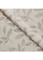 Superior Blackout Curtains Room Darkening Window Accent for Bedroom Sun Blocking Thermal Modern Bohemian Curtains Leaves Collection Set of 2 Panels Rod Pocket 52 in x 120 in Ivory