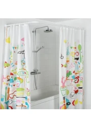 Shower Curtain Rod Shower Curtain Rod Can Be Installed In A U Shape White