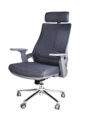 Sulsha Furniture Home Office Chair, Ergonomic Havey Duty Office Chair With Mesh Back Support, High Back With Headrest, Height Adjustable Seat And Tilt Lock Lever