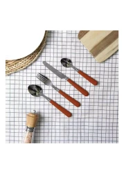 هوم ديكو فاكتوري إم 8 طقم أدوات مائدة من الستانلس ستيل - ملون من 24 قطعة