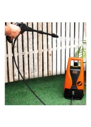 Black &amp; Decker High Pressure Washer Orange and Black 1400W 105 Bar