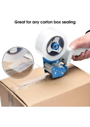 AL ARQAM Packing Tape Dispenser Gun, Hand-Held Industrial Side Loading Tape Dispenser for Commercial Packaging, Shipping, Moving, Carton and Box Sealing
