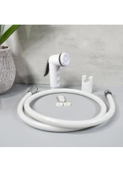bathroom set bathroom cleaning white shataf faucet ABS flower watering car washing pet bath pressure adjustable