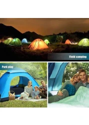 Camping/Dome/Outdoor Family Tent - Waterproof Tent with Carry Bag for 2-4 Person