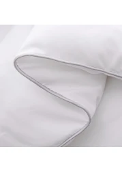 GOLDEN HOME Comforter Duvet Quilt Insert Full White Down Alternative All Season Microfiber (Single (160x210 cm)