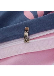 GOLDEN HOME 6-Piece King Size Duvet Cover Set, 1 Duvet Cover + 1 Fitted Sheet + 4 Pillow Cases, Microfibre, Muesli