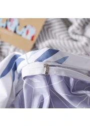 GOLDEN HOME 6-Piece King Size Duvet Cover Set, 1 Duvet Cover + 1 Fitted Sheet + 4 Pillow Cases, Microfibre, Muesli