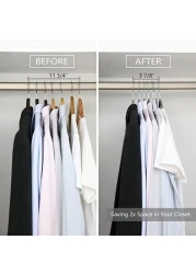 Velvet non-slip Suit Clothes Hangers,360&deg; rotating hook (50pc, Grey)