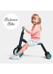 سكوتر للأطفال من ليتل ستوري / دراجة توازن / دراجة ثلاثية العجلات - أخضر