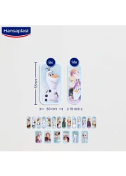 هانزابلاست لصاقات جروح ديزني ملكة الثلج , لصاقات الأطفال , مقاومة للماء , لطيفة على البشرة , غير مؤلمة عند الإزالة , لصاقات مطبوعة , ٢٠ لصاقة