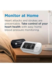 OMRON Platinum Blood Pressure Monitor Upper Arm Cuff Digital Bluetooth Blood Pressure Machine Stores Up To 200 Readings for Two Users 100 readings each
