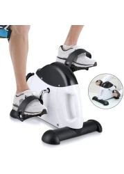 ULTIMAX Mini Exercise Bike Pedal Exerciser For Seniors Under Desk Bike Pedal Exerciser Portable Foot Cycle Arm &amp; Leg Peddler Machine with LCD Screen Displays