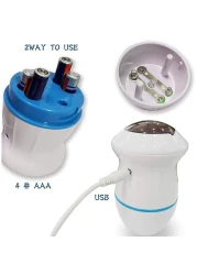 Remover Electric Foot Grinder for Hard Skin, Professional Velvet-Smooth Pedicure Tools, Dual Charging Methods, Callus Remover for Soft Feet, White + Red