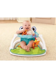مقعد أرضي عمودي للأطفال مقعد دعم أرضي مريح وقابل للحمل للجلوس واللعب والتطور كرسي أطفال خفيف الوزن وآمن للأطفال من عمر 3 إلى 12 شهرًا