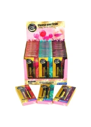 Clementoni Crazy Chic Teen Lip Gloss and Lipliner Pencil Display Box Multicolour