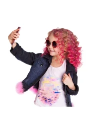 Desire Deluxe Hair Chalk for Girls Makeup Kit of 10 Temporary Colour Pens Gifts Great Toy for Kids Age 5 6 7 8 9 10 11 12 13 Years Old BlueGreenGreyPinkPurple