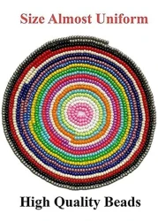 3300-Piece Small Colourful Bracelet Beads, A-Z Alphabet Letter DIY Bead Making Kit With Rope String Roll