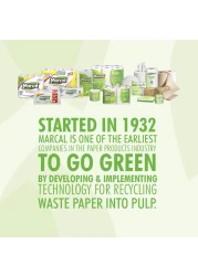 Marcal Paper Towels USizeIt Sheets 2 Ply 140 Sheets Per Roll 100 Recycled 12 Roll Out Rolls Per Case Green Seal Certified Paper Towel Rolls 06183