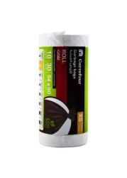 Carrefour 10 Gallon Wavetop Oxo Biodegradable Black Extra Small 30 Garbage Bags