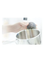 Scotch-Brite Stainless Steel Metal Spiral Scrubber Scouring Pad 6 PCS