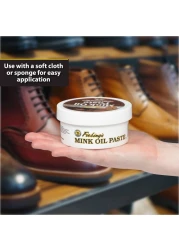 Fiebings Mink Oil for Leather Boots 6 oz Leather Cleaner Conditioner Waterproof Preserve Soften All Smooth Leathercraft Vinyl Prevents Salt Stains Use On Couch Shoe Purse Belt