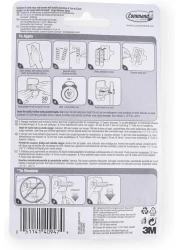 Pan Home 3M Command Broom Gripper - White