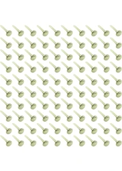 Clipco Paper Fasteners Medium 34Inch Brass Plated 100Pack