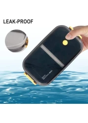 Stainless Steel Lunch Box - Insulated Bento Box Multifunctional-Containers Lunch Box with 2 Compartments &amp; Tableware(304 stainless steel) lunch box with Lunch MahMir Lunch bag (Light Blue + Lunch Bag)