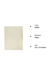 Arnold Grummer Reusable Couch Blotter Sheets 95 x 12 Inches 20 Sheets 506 White