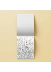 Hinkler Jr Kaleidoscope Colouring Kit &ndash; Too Cute Edition, includes 64-page Coloring Book with 50 Stickers and 5 Markers, Adorable Animal Designs for Kids, Ideal Gift for Cute-Themed Art Play