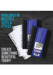 US Art Supply 55 x 85 Premium Hardbound Sketch Book Pack of 2 80 Sheets Each 70 lb 110gsm Hardcover Spiral Bound Artist Field Sketch Pad AcidFree Drawing Paper Kids Adults Students