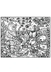 Usborne Love, Hearts and Flowers Magic Painting Book: Watercolor Art for Kids, Romantic Heart &amp; Flower Scenes, Magic Painting for Children