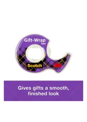 3M Scotch Gift-Wrap Tape with Dispenser 15 0.75x650inch