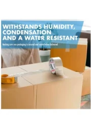 Dessini 1 Roll Strong Heavy Duty Clear Packing Tape, 2 Inches x 50 Yards