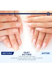 Blue Cross Cuticle Remover Liquid Gel, Cuticle Softener for Nails, Hydrating, Moisturizing, Professional Nail Care for Brittle Hang Nails, Dry Cuticles, Made in USA, 8oz, Citrus