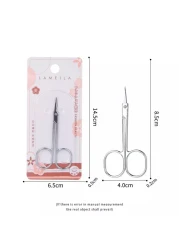 Lameila Eyebrow Scissors Nose Hair Remover Eyebrow Stainless Steel Beauty Scissors For Women A0401