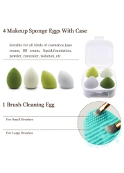 Koccido Makeup Brushes 22 Pcs Makeup KitFoundation Brush Eyeshadow Brush Make up Brushes Set Green 22 Piece Set