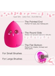 BESTOPE PRO 16Pcs Makeup Brushes Set 4Pcs Beauty Blender Sponge Set and 1 Brush Cleaner Premium Synthetic Foundation Brushes Blending Face Powder Eye Shadows Make Up Brushes Kit Rose Gold