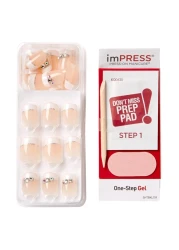 Kiss Impress Press-On Manicure False Nails 83658 Short Believe 30 PCS