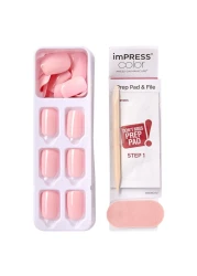 Kiss Impress Colour Press-On Manicure False Nails KIMC002C Pick Me Pink