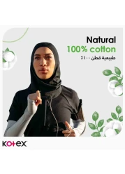 Kotex Natural Panty Liners 100% Cotton Normal Size 30 Daily Panty Liners