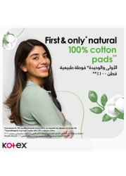 Kotex Natural Maxi Protect Thick Pads 100% Cotton Pad Super Size with Wings 44 Sanitary Pads