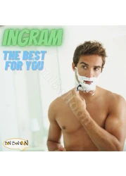 Ingram New Extra Cool Lather Shave Cream Cool Shaving Cream Tube 60g For A Smoother And Closer Shave Made In Egypt (2 Pack = 4.23 oz / 120 gm)